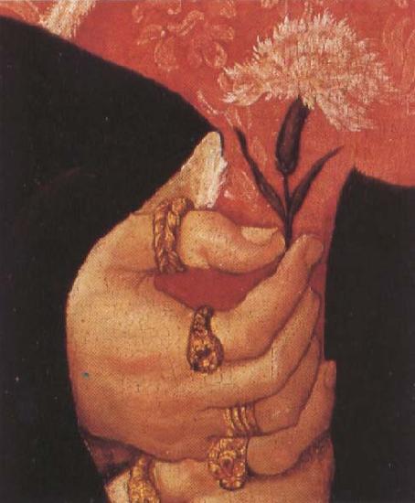 Lucas Cranach the Elder Detaills of Ann Putsch,First wife of Dr.johannes (mk45)